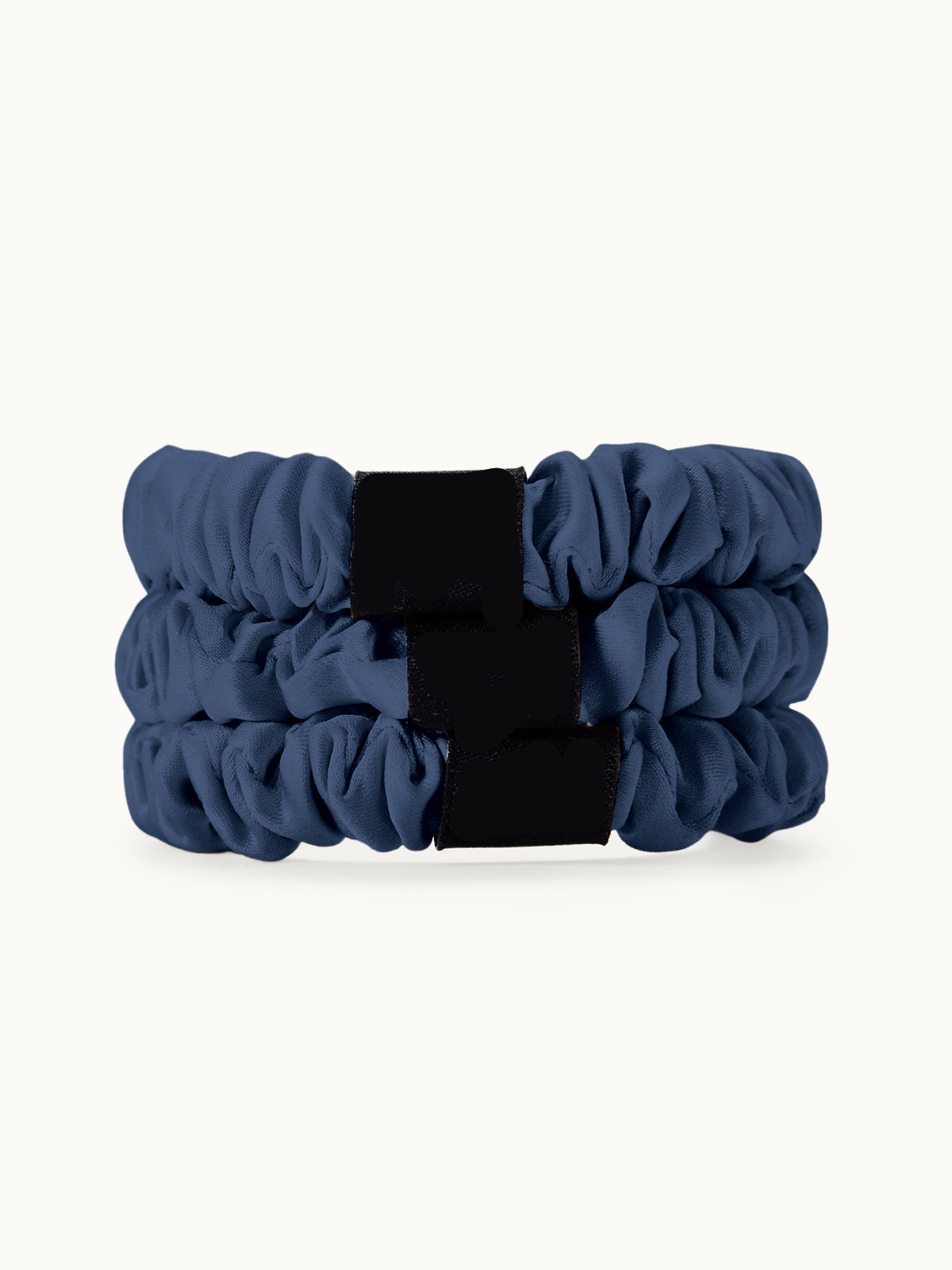 Lot de 3 chouchous en soie fins