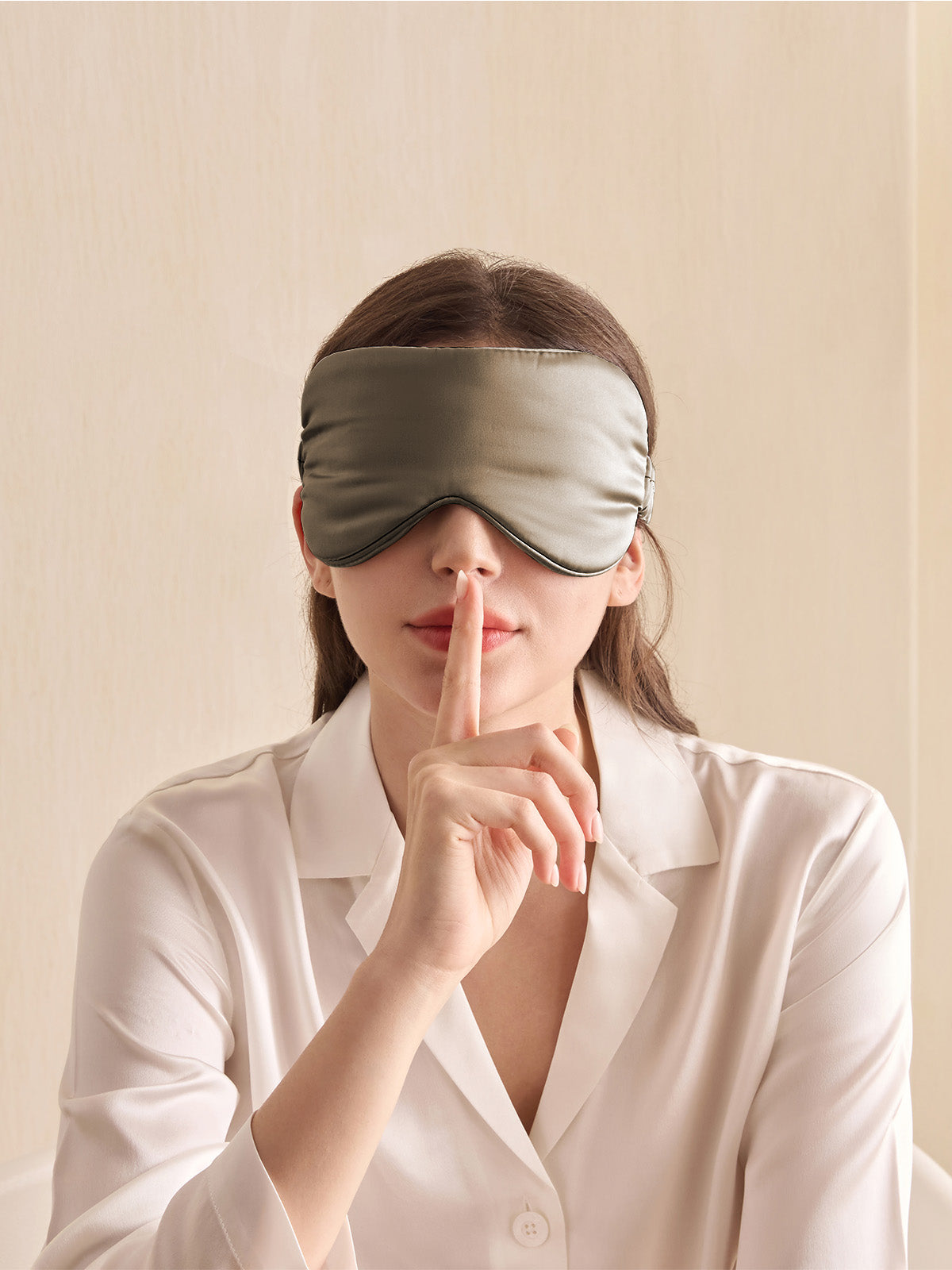 Masque de sommeil en soie