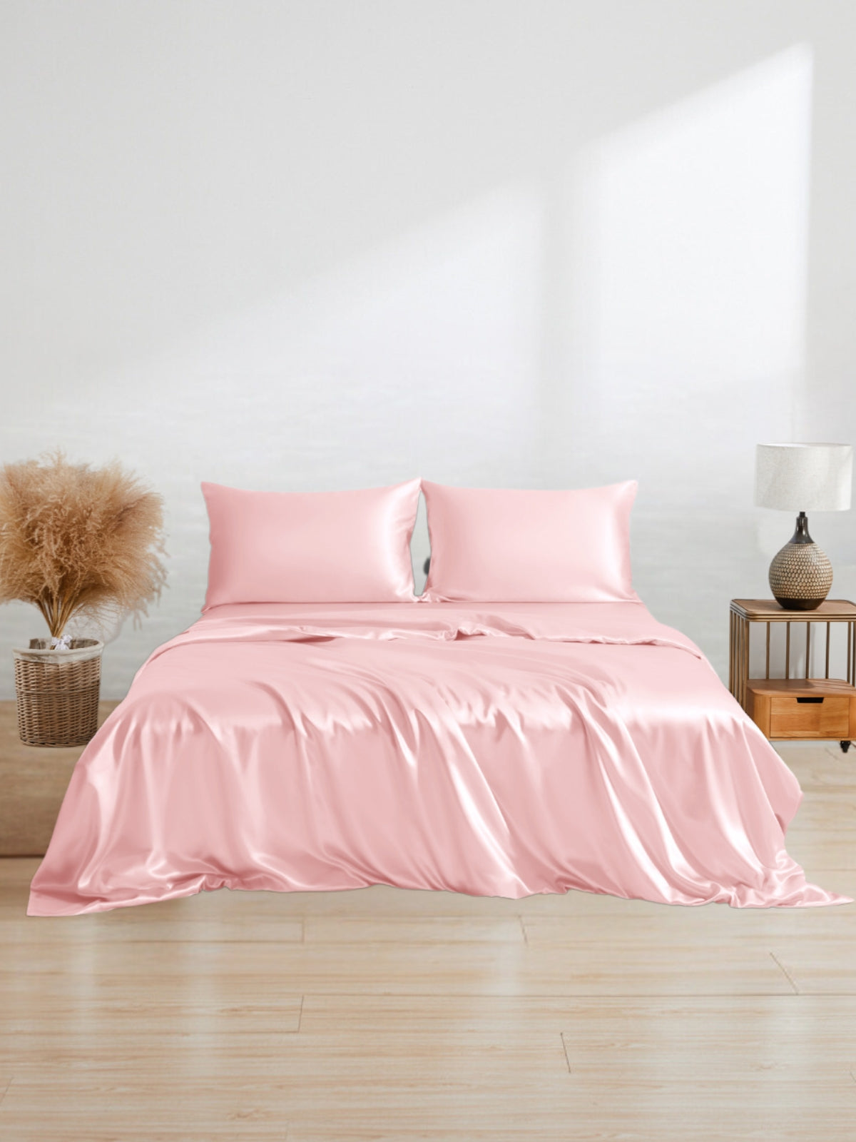 Ensemble de housse de couette 3 pièces en soie - 25 momme