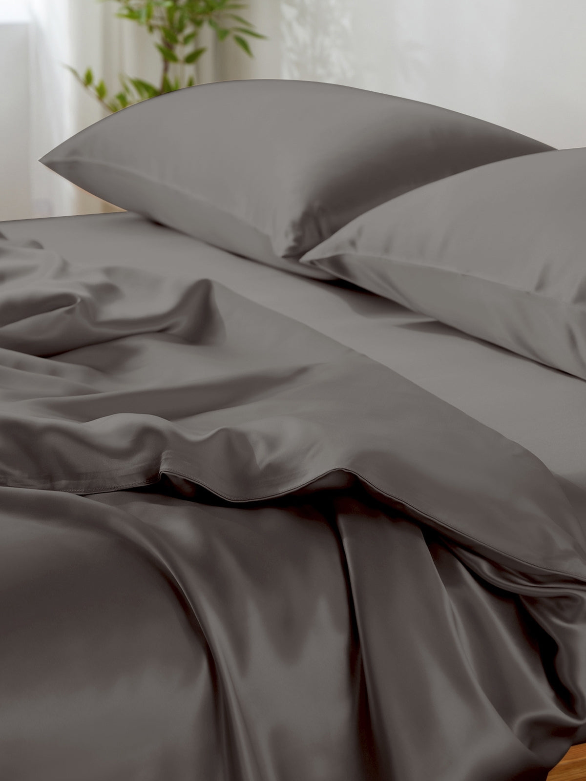 Ensemble de housse de couette en soie 4 pièces - 19 momme