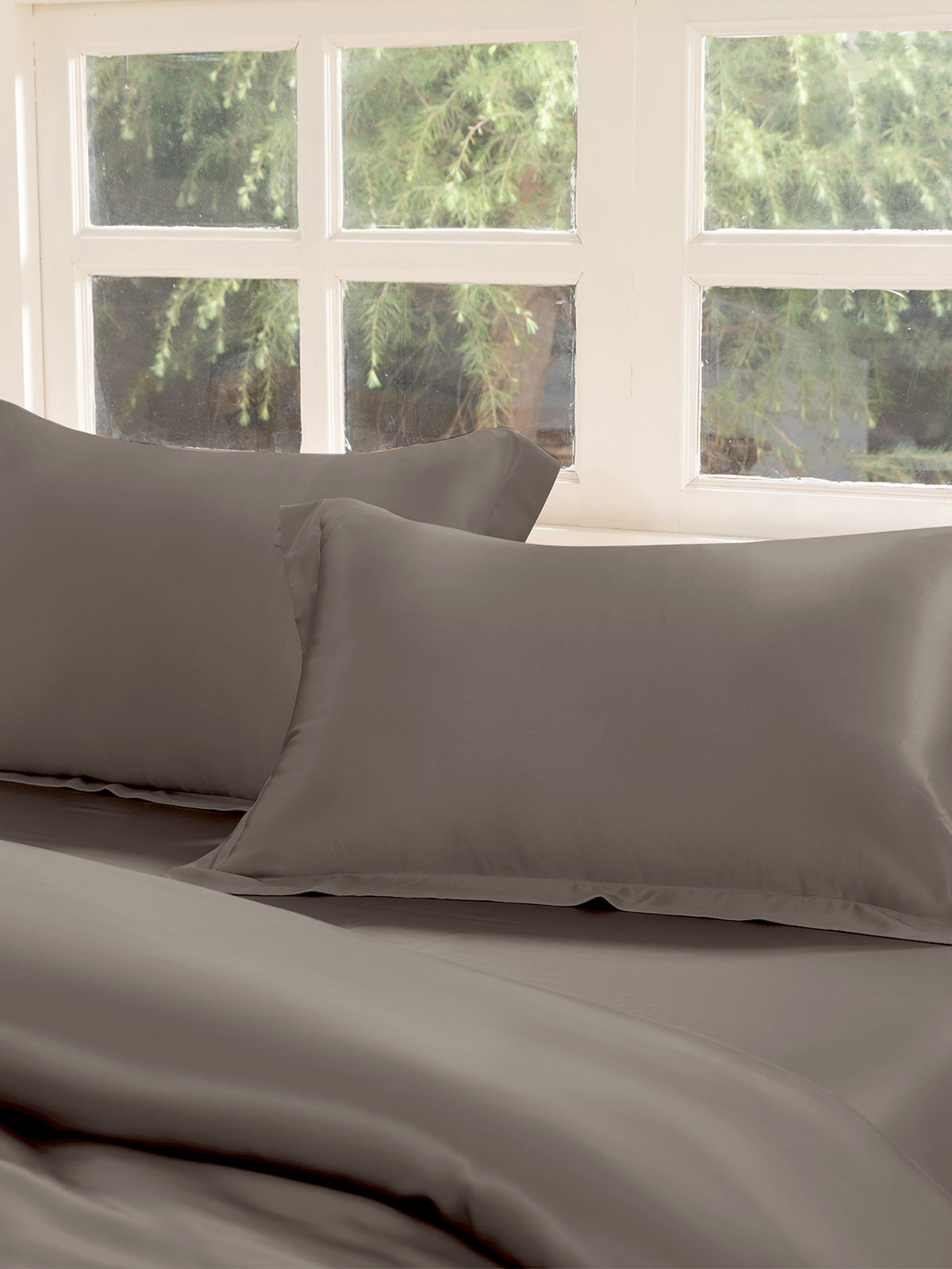 Ensemble de housse de couette en soie supérieur 4 pièces - 22 momme