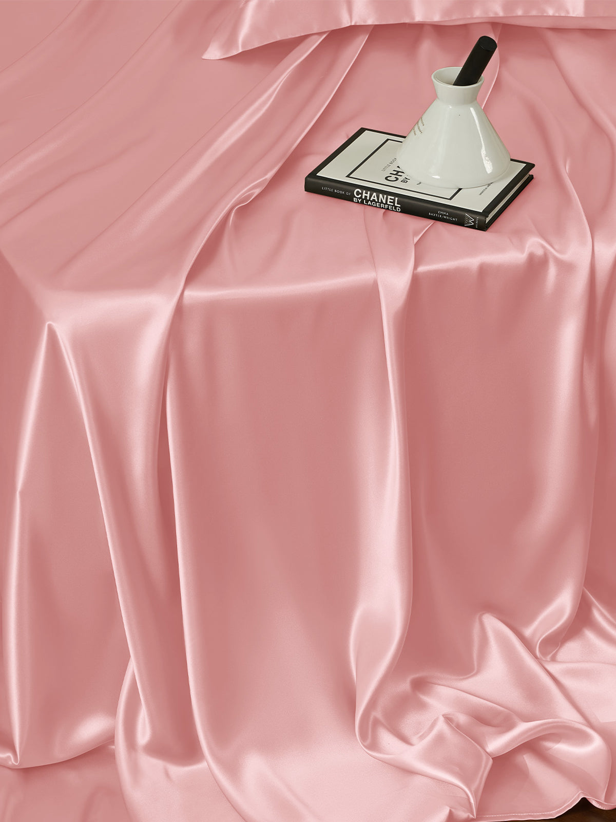 Ensemble de draps en soie 4 pièces avec taies d'oreiller - 25 momme