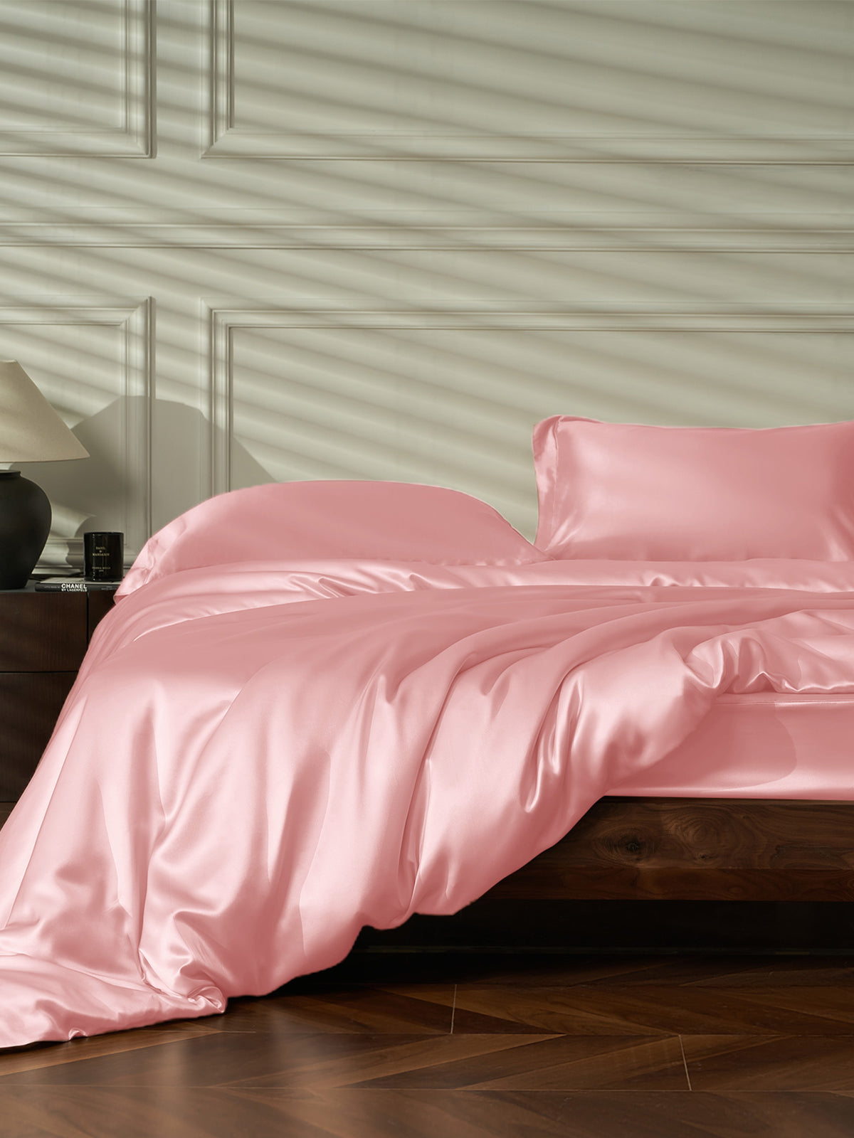 Ensemble de housse de couette en soie supérieur 4 pièces - 25 momme