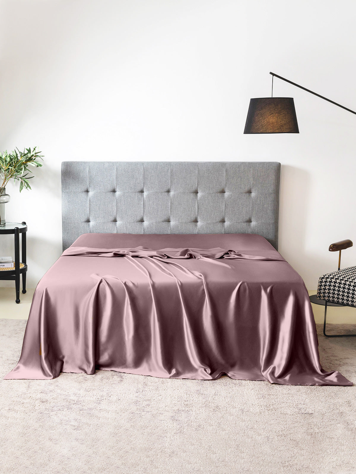 Drap plat en soie - 19 momme