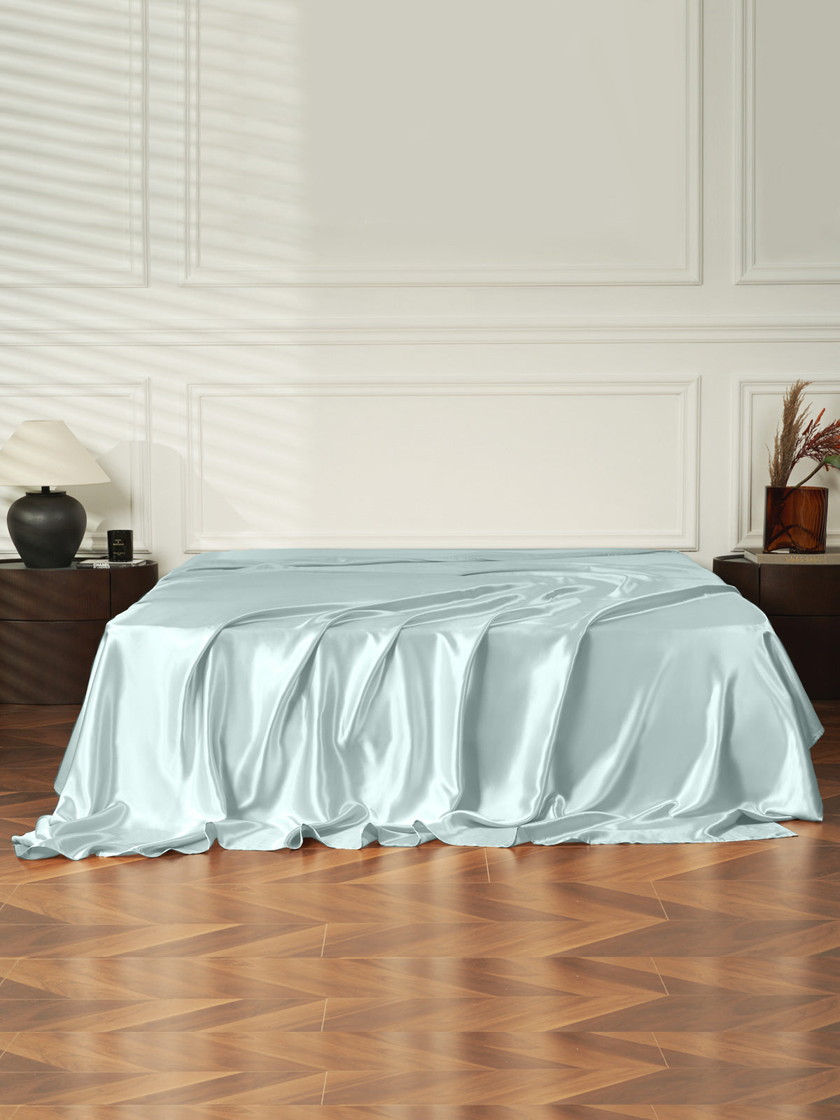 Drap plat en soie - 25 momme