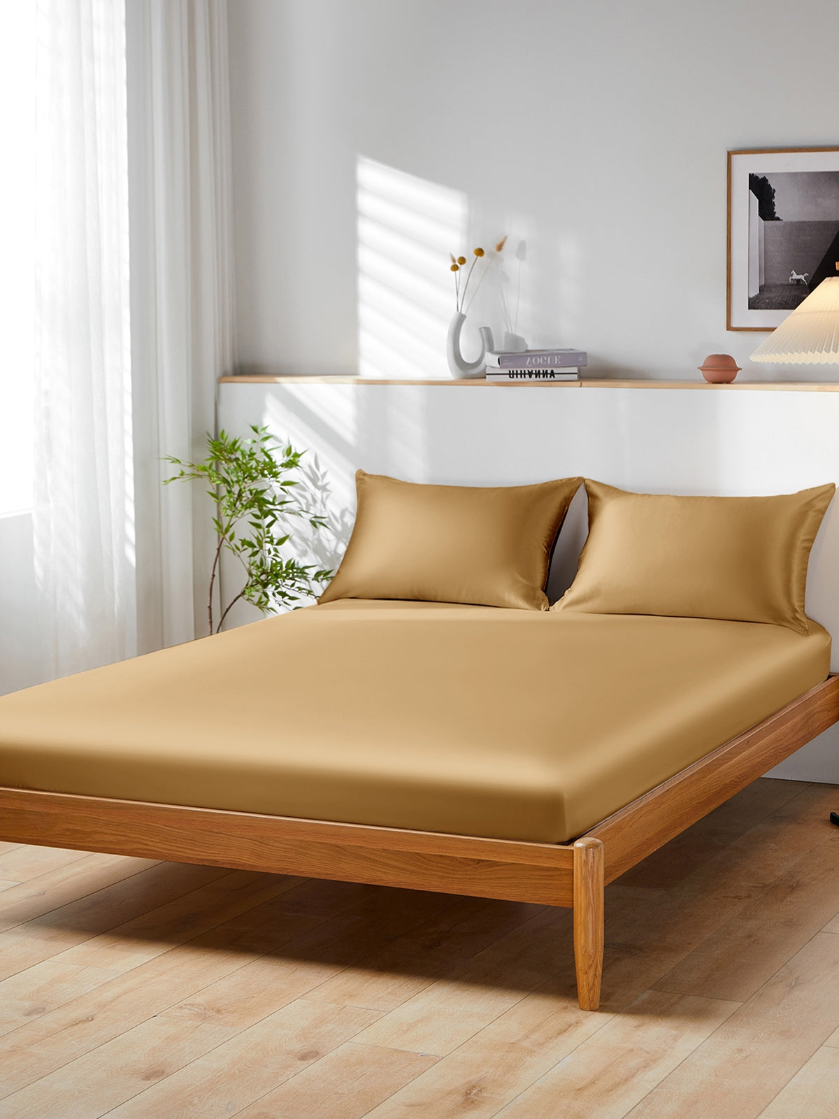 Ensemble de draps-housses 3 pièces en soie - 19 momme
