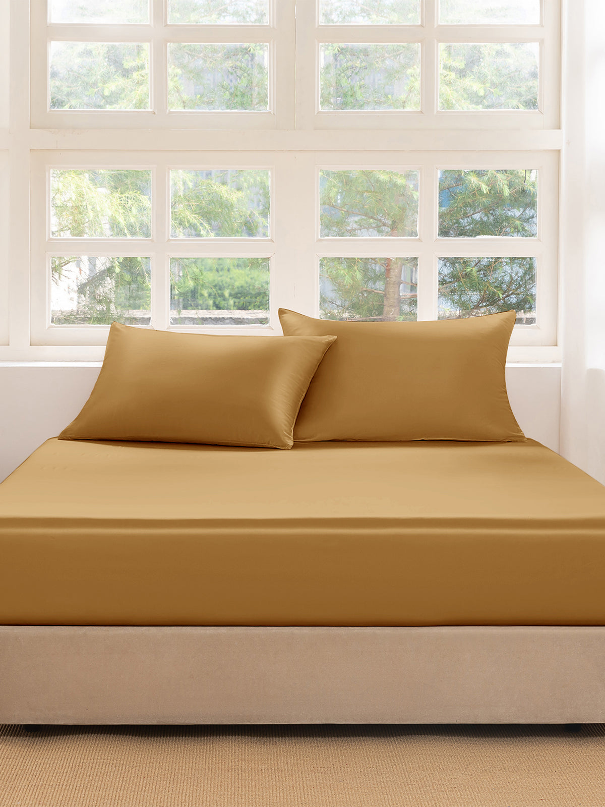 Ensemble de draps-housses 3 pièces en soie - 22 momme