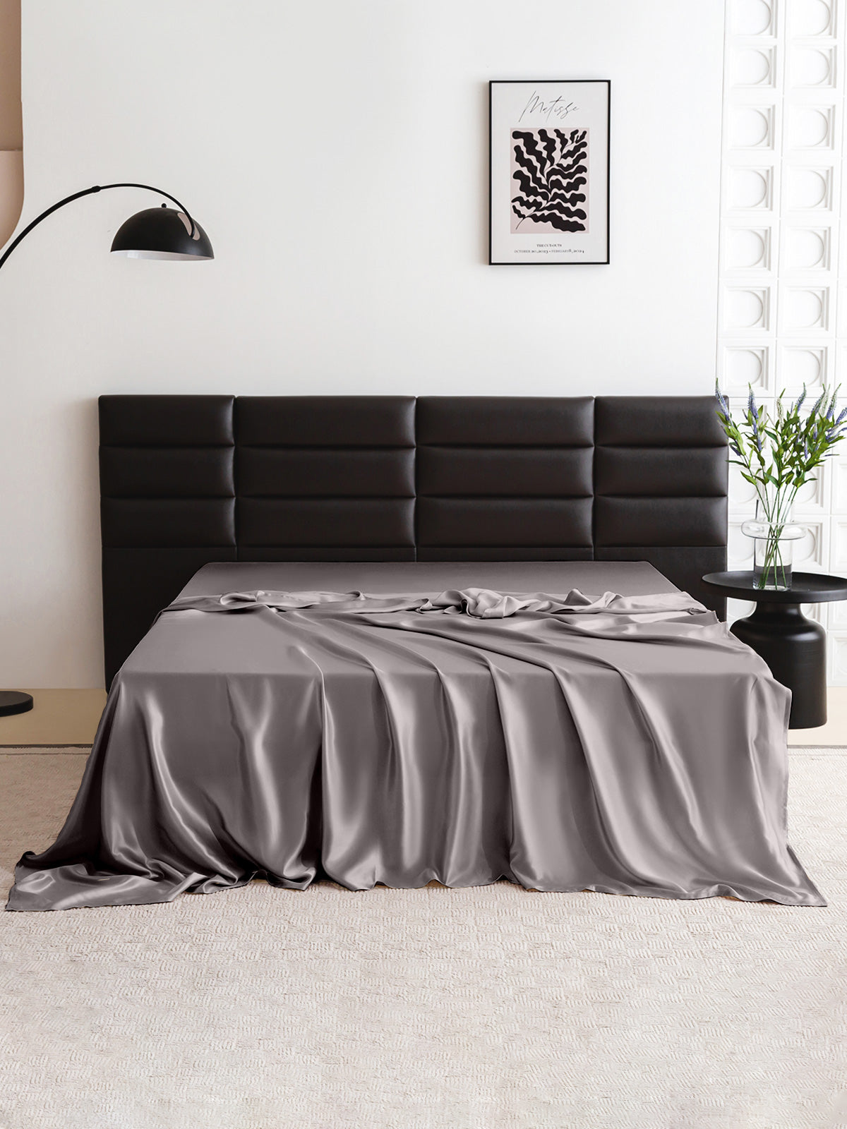 Drap plat en soie - 22 momme