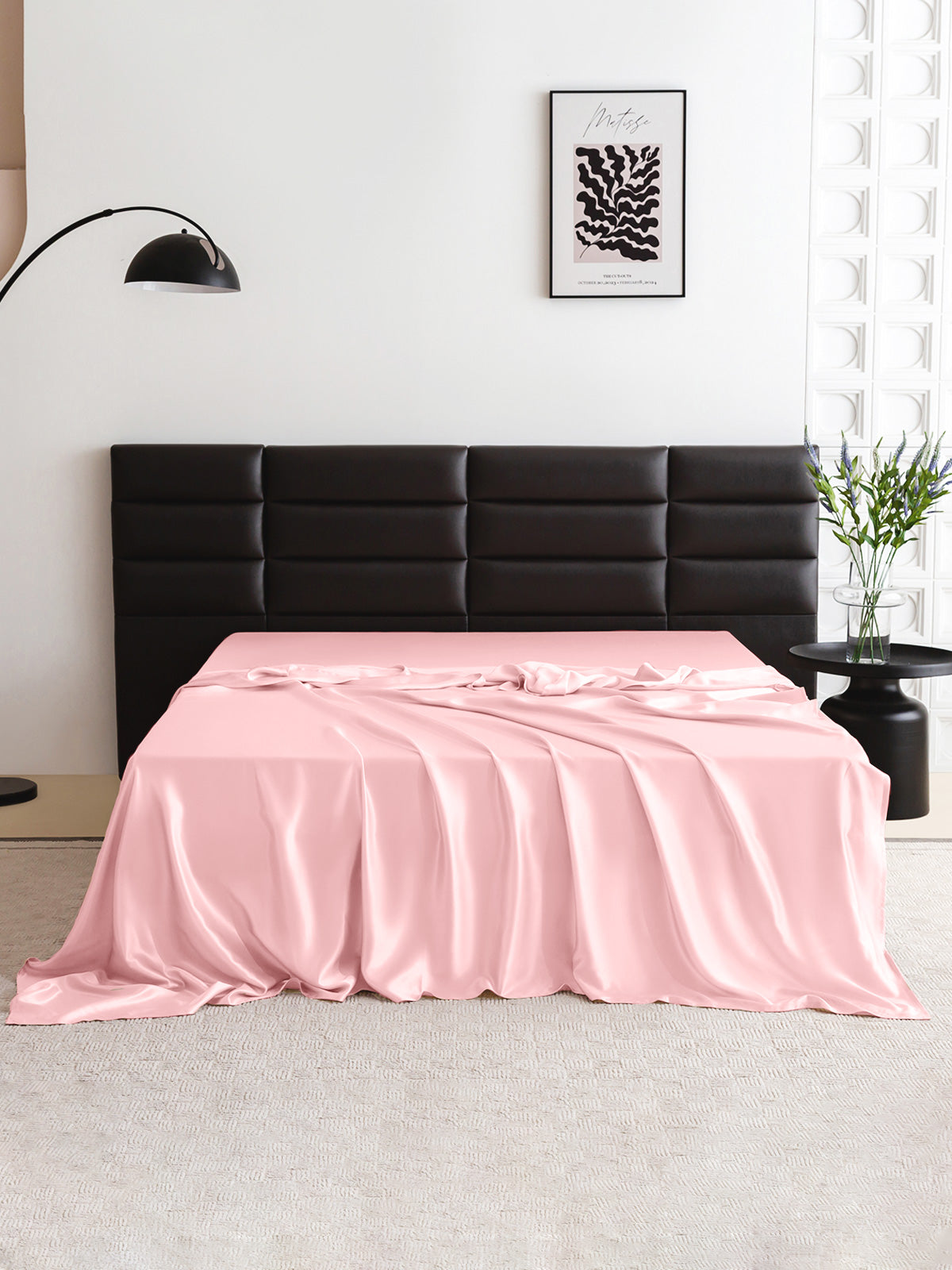 Drap plat en soie - 22 momme