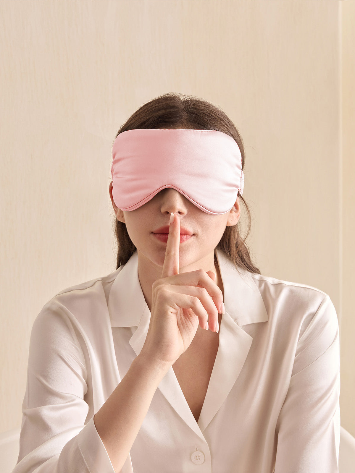 Masque de sommeil en soie