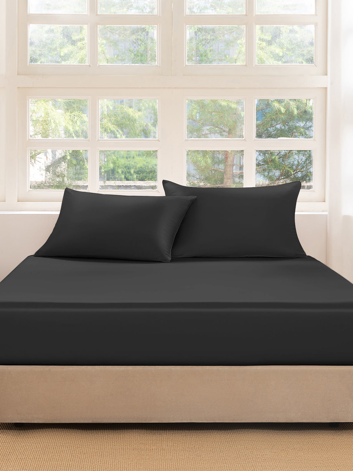Ensemble de draps-housses 3 pièces en soie - 22 momme