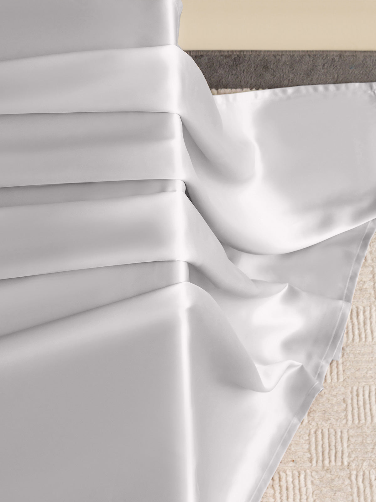 Drap plat en soie - 22 momme