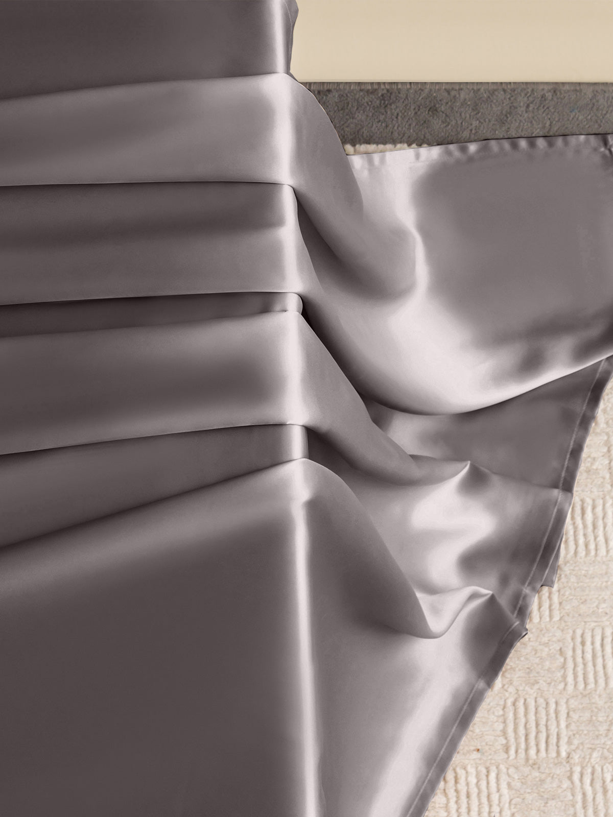 Drap plat en soie - 22 momme