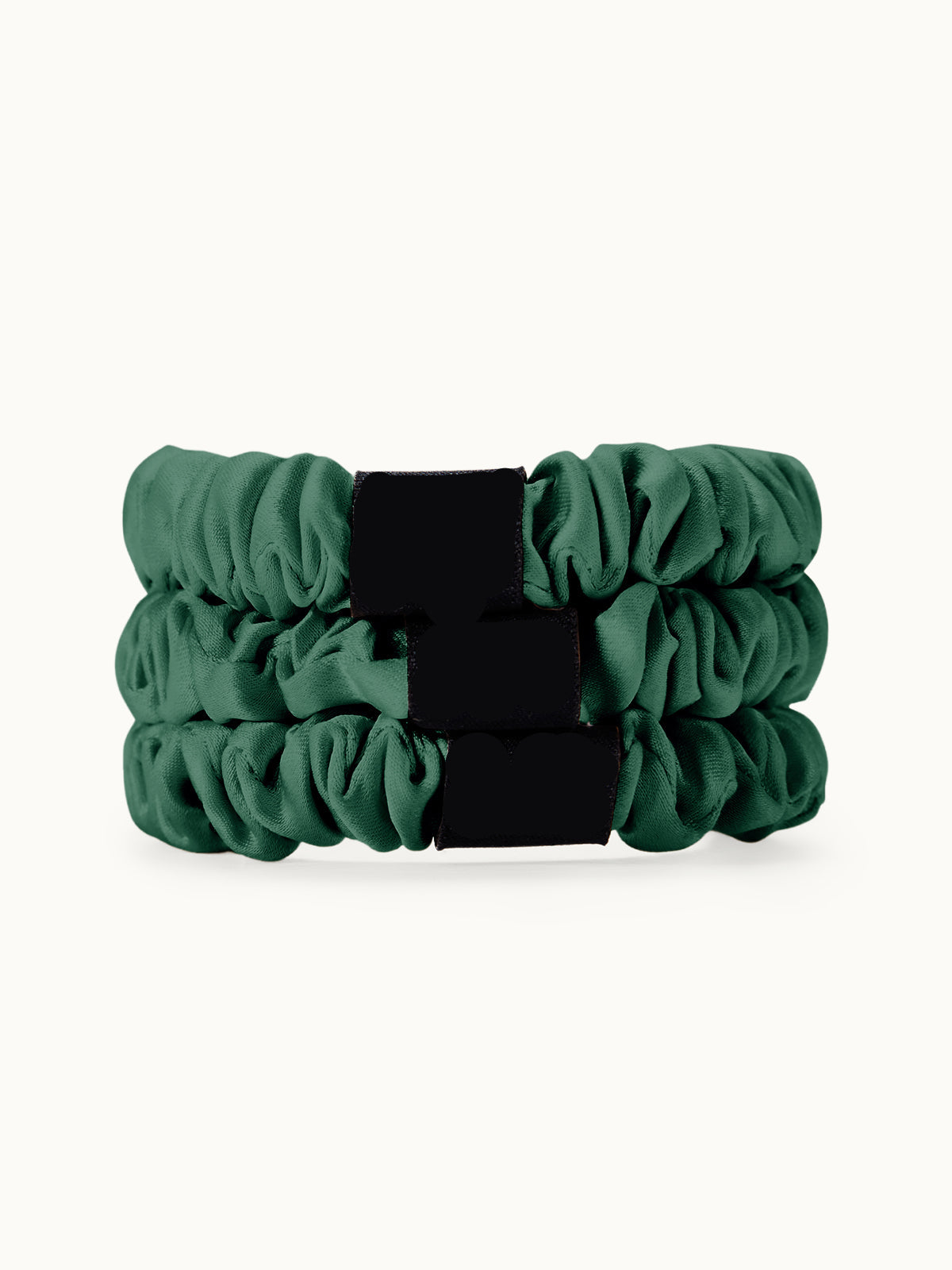 Lot de 3 chouchous en soie fins