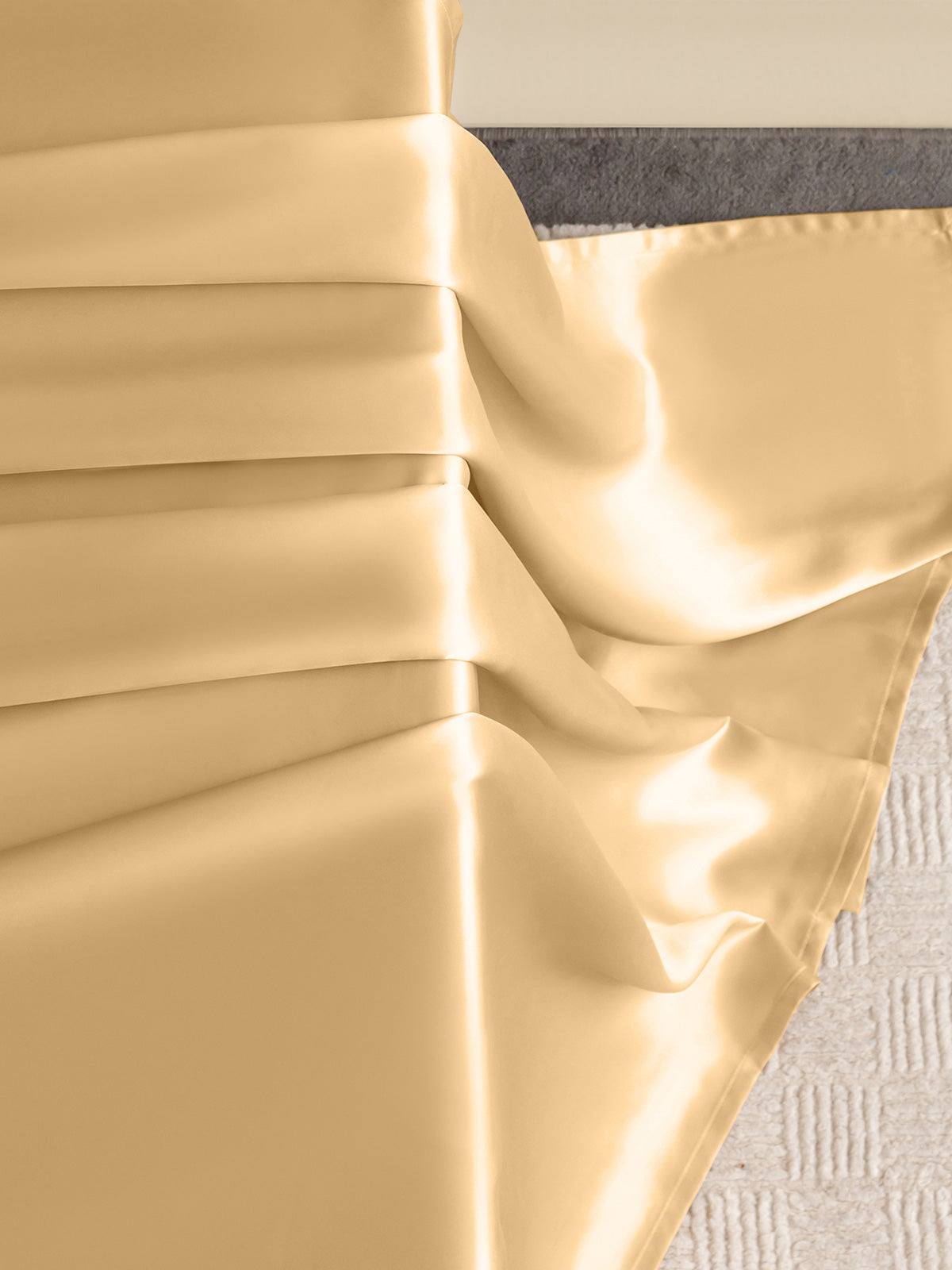 Drap plat en soie - 22 momme