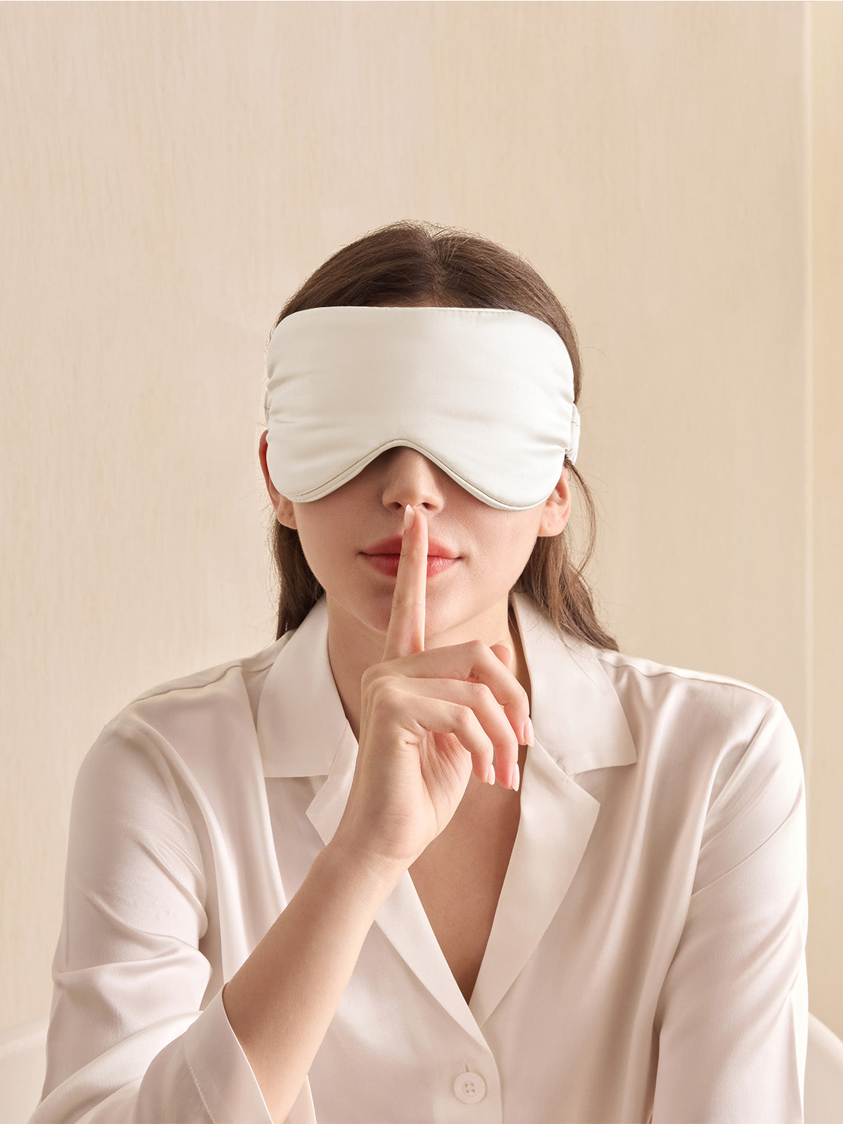Masque de sommeil en soie
