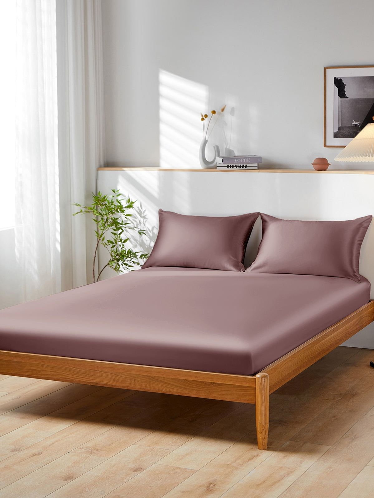 Ensemble de draps-housses 3 pièces en soie - 19 momme