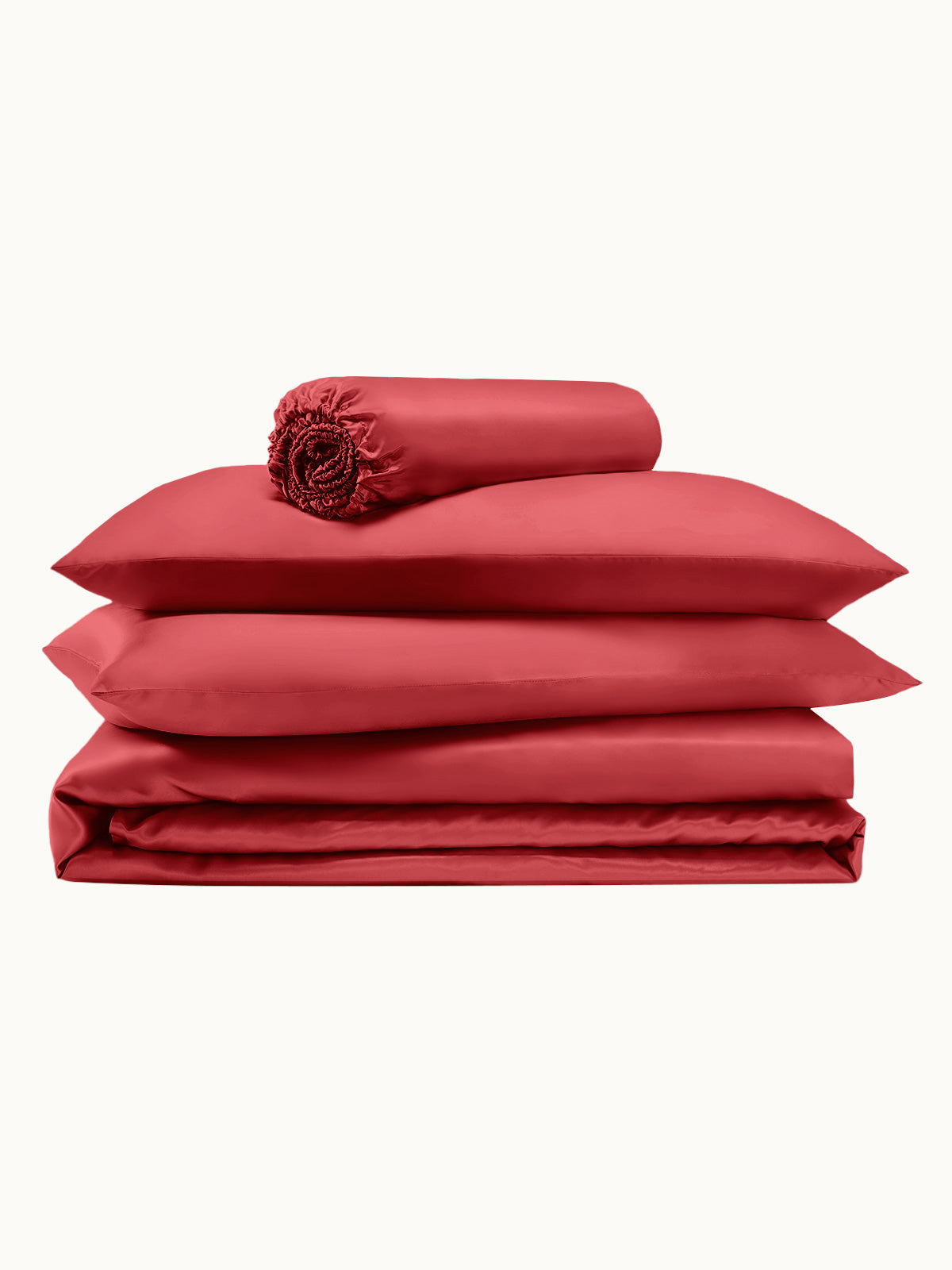 Ensemble de housse de couette en soie 4 pièces - 19 momme