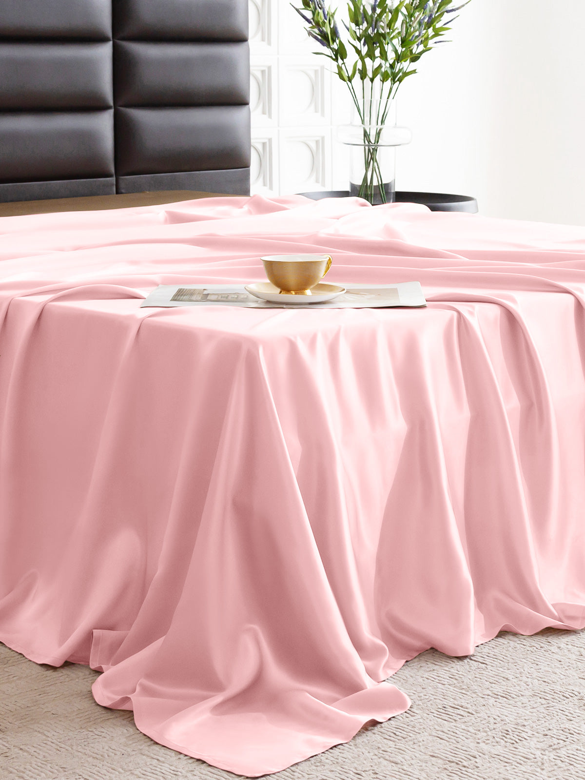 Drap plat en soie - 22 momme