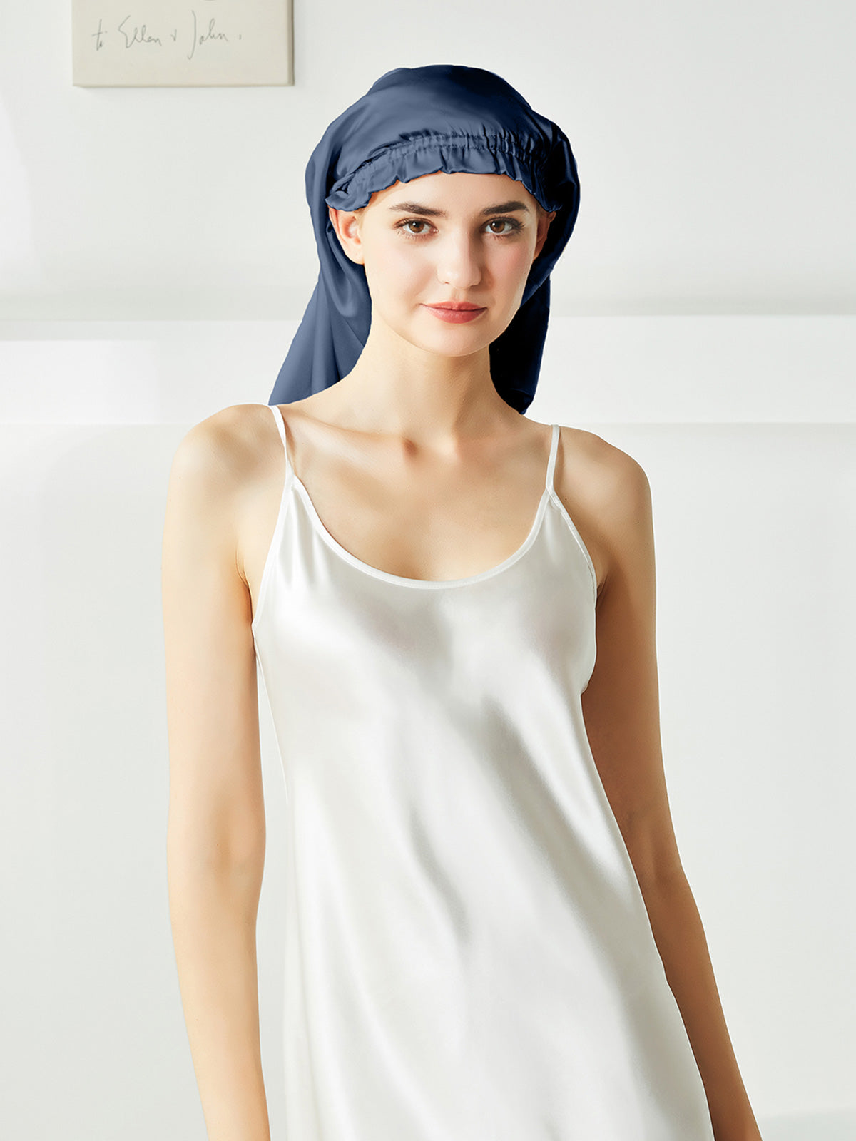 Bonnet extra large pour cheveux longs et bouclés