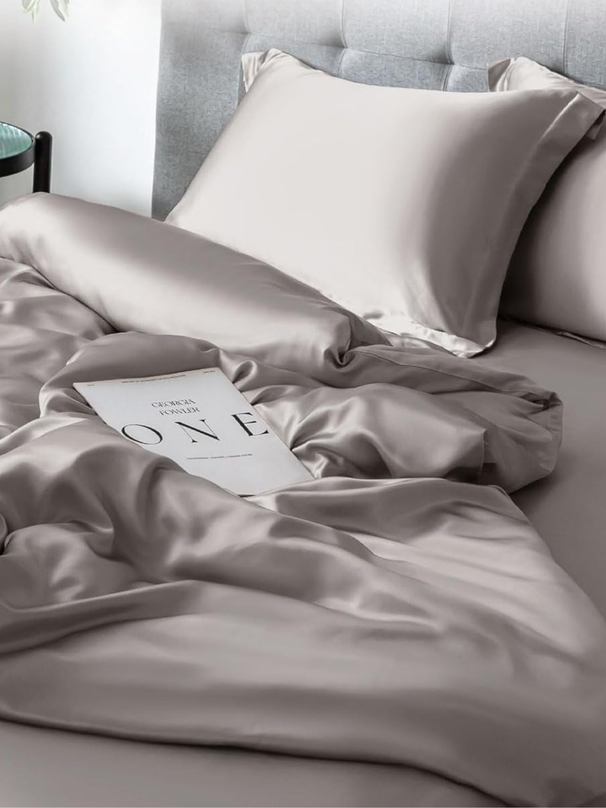 Ensemble de housse de couette 4 pièces en soie - 19 momme
