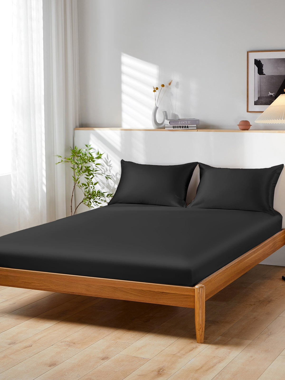 Ensemble de draps-housses 3 pièces en soie - 19 momme