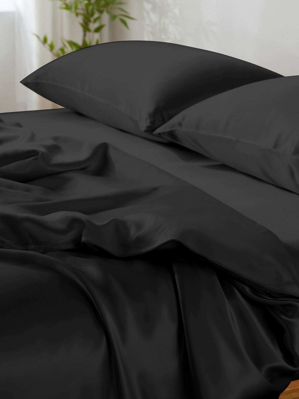 Ensemble de housse de couette en soie 4 pièces - 19 momme