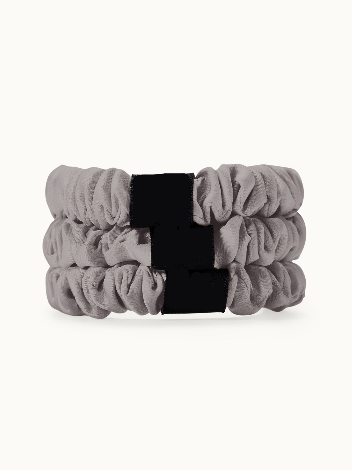 Lot de 3 chouchous en soie fins