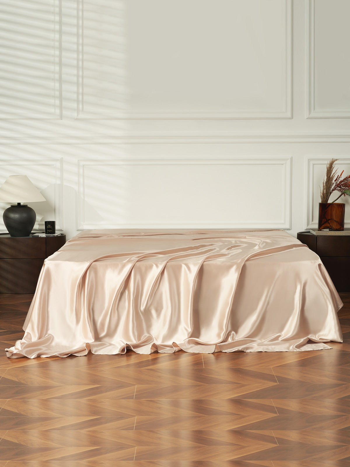 Drap plat en soie - 25 momme