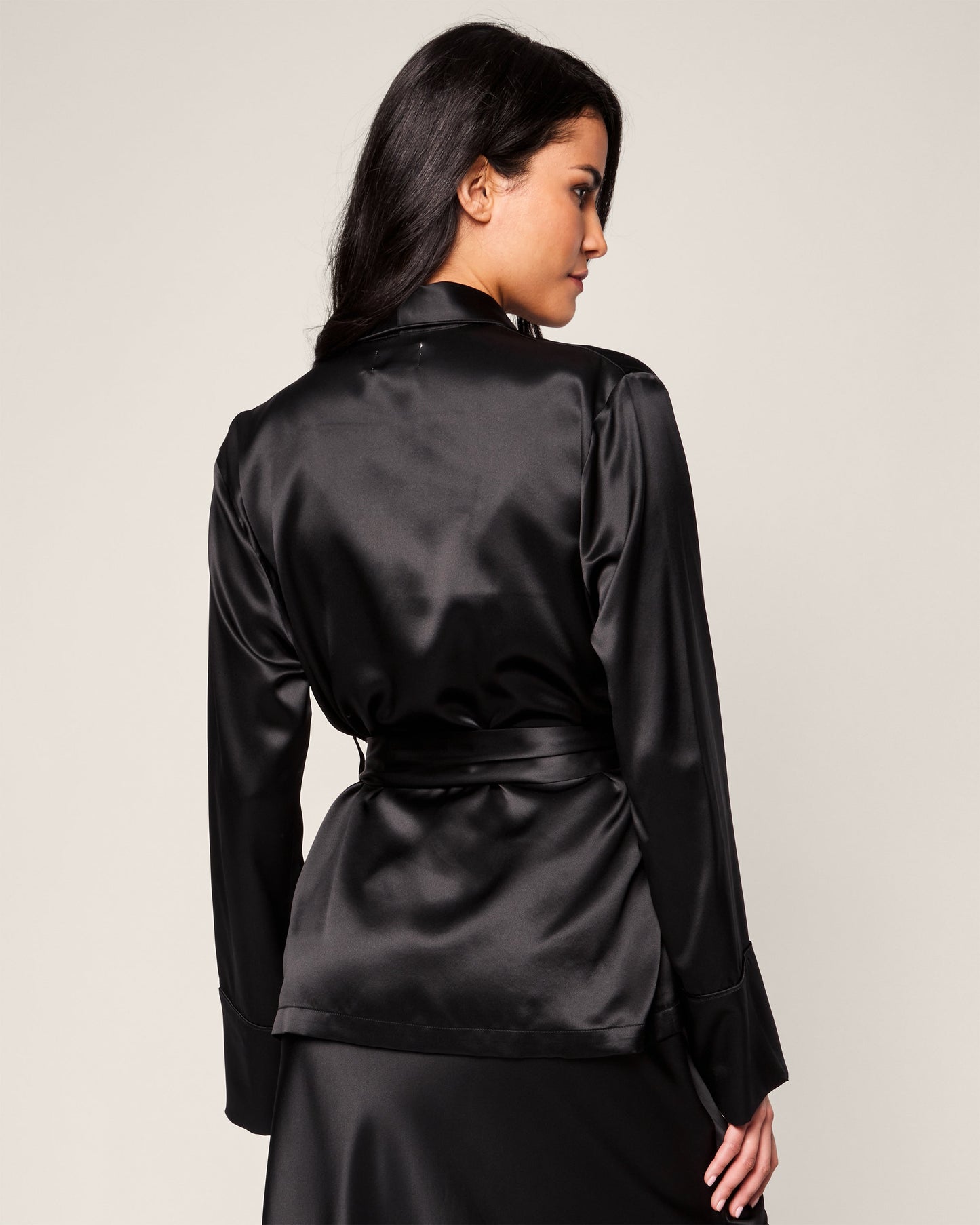 Peignoir court noir