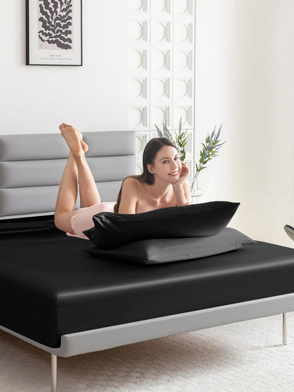 Drap-housse en soie - 22 momme