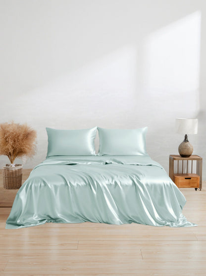 Ensemble de housse de couette 3 pièces en soie - 25 momme