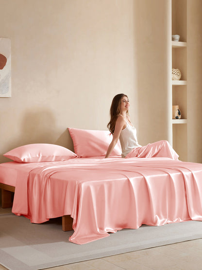Ensemble de housse de couette 3 pièces en soie - 19 momme