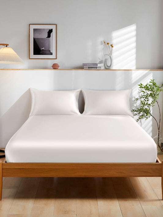 Ensemble de draps-housses 3 pièces en soie - 19 momme