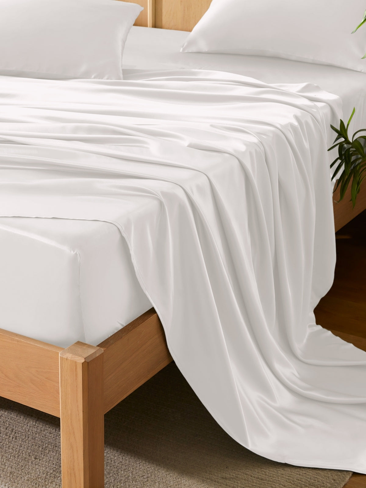 Ensemble de housse de couette 3 pièces en soie - 19 momme