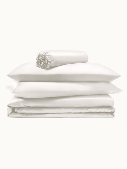 Ensemble de housse de couette en soie 4 pièces - 19 momme