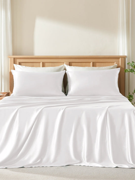 Ensemble de housse de couette 3 pièces en soie - 19 momme