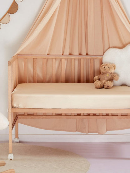 Housse de drap en soie 19 momme pour lit bébé