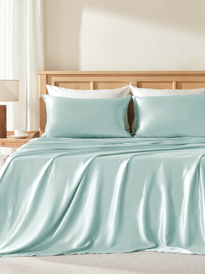 Ensemble de housse de couette 3 pièces en soie - 19 momme