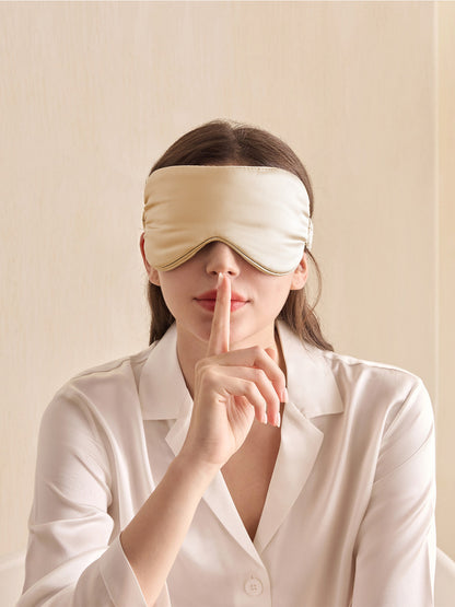 Masque de sommeil en soie