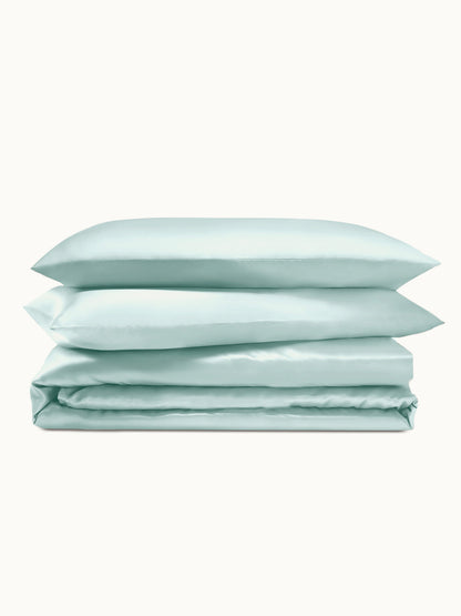 Ensemble de housse de couette 3 pièces en soie - 25 momme