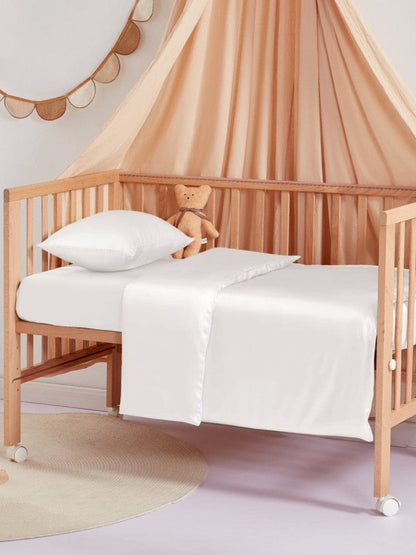 Housse de couette en soie 19 momme pour lit bébé