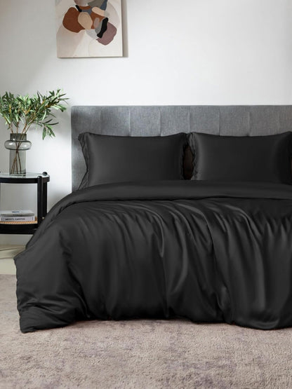 Ensemble de housse de couette 4 pièces en soie - 19 momme