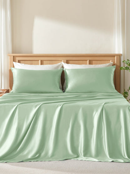 Ensemble de housse de couette 3 pièces en soie - 19 momme