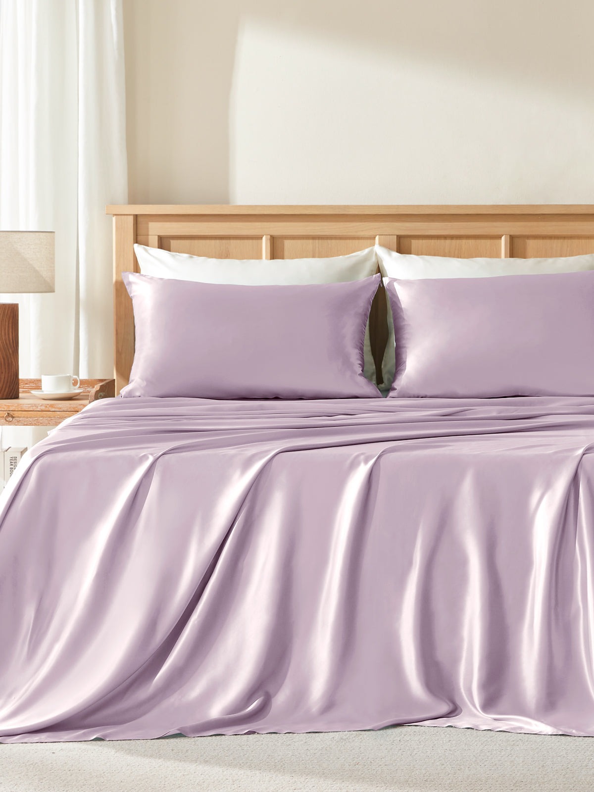 Ensemble de housse de couette 3 pièces en soie - 19 momme