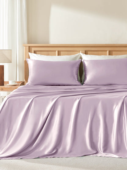 Ensemble de housse de couette 3 pièces en soie - 19 momme