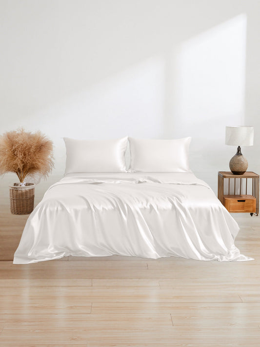 Ensemble de housse de couette 3 pièces en soie - 25 momme
