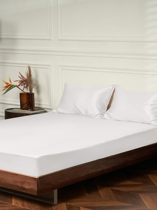 Ensemble de draps-housses 3 pièces en soie - 25 momme