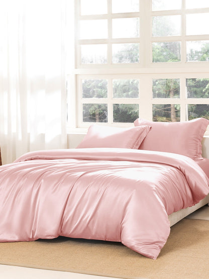 Ensemble de housse de couette en soie supérieur 4 pièces - 22 momme