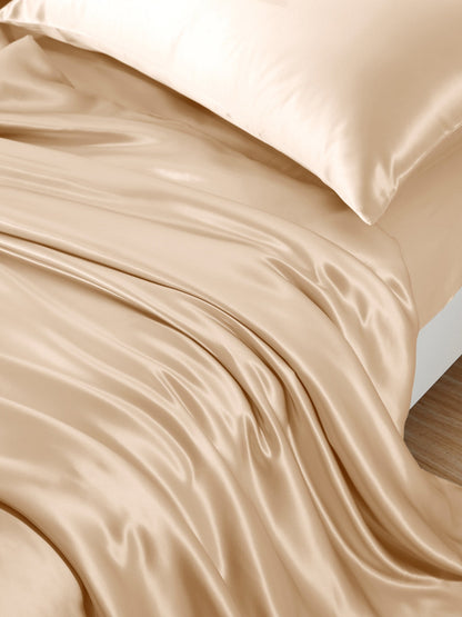 Ensemble de housse de couette 3 pièces en soie - 25 momme